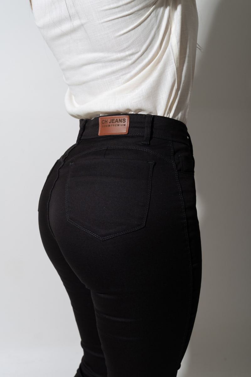 Black Shaping Flare Pants That Won't Fade